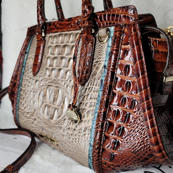 ☆ Brahmin Designer 3in1 Satchel Shoulder Purse NWT - Picture 12 of 15